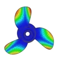 Analyse d'une hélice de bateau